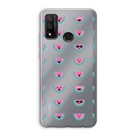 Smiley watermeloenprint: Huawei P Smart (2020) Transparant Hoesje