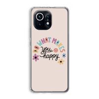 Happy days: Xiaomi Mi 11 Transparant Hoesje