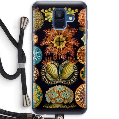 Haeckel Ascidiae: Samsung Galaxy A6 (2018) Transparant Hoesje met koord