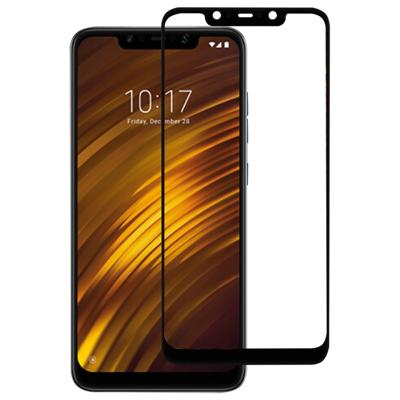 Volledige lijm volledige cover Screen Protector gehard glas film voor Xiaomi Pocophone F1