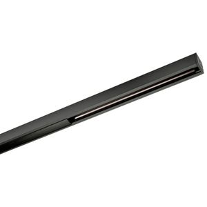 SG Zip spanningsrail verlichting 1-fase mat zwart 115cm 22x22mm minirail 003051 uitbreidbaar