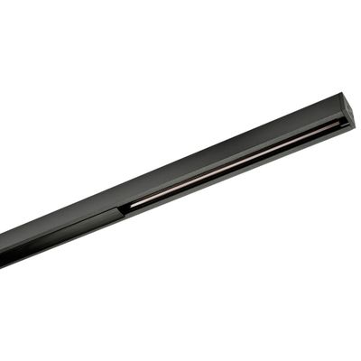 SG Zip spanningsrail verlichting 1-fase mat zwart 115cm 22x22mm minirail 003051 uitbreidbaar