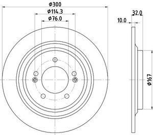 Remschijf PRO 8DD355134291