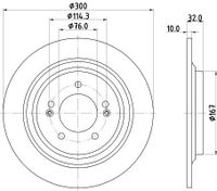 Remschijf PRO 8DD355134291