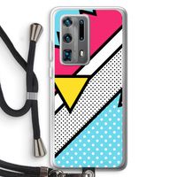 Pop Art #3: Huawei P40 Pro Plus Transparant Hoesje met koord