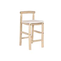 Kruk DKD Home Decor Natuurlijk Teakboom 50 x 50 x 102 cm