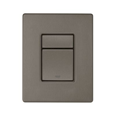 Grohe Bedieningsplaat Skate Cosmopolitan DualFlush Hard Graphite Geborsteld