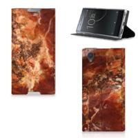 Sony Xperia L1 | Standcase | Marmer Bruin