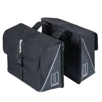 Dubbele fietstas Basil Forte 35 liter - zwart