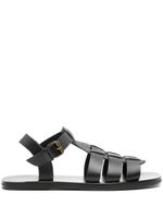 Ancient Greek Sandals sandales Ektoras en cuir - Noir - thumbnail