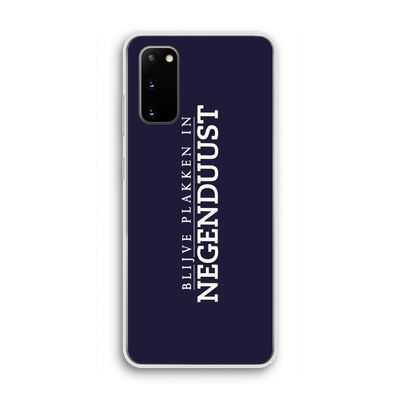 Blijve plakken in Negenduust: Samsung Galaxy S20 Transparant Hoesje