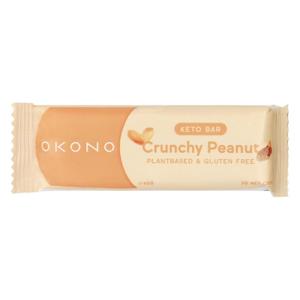 OKONO Crunchy Peanut Keto Bar - THT 15-04-24