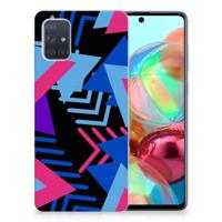 Samsung Galaxy A71 | TPU Hoesje | Funky Triangle