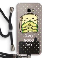 Avo Good Day: Samsung Galaxy J4 Plus Transparant Hoesje met koord
