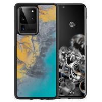 Samsung Galaxy S20 Ultra Gripcase Marble Blue Gold