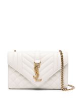 Saint Laurent medium Envelope quilted shoulder bag - Tons neutres - thumbnail