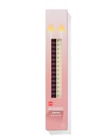 HEMA Kaarsen ribbel - 2 stuks (donkerrood)