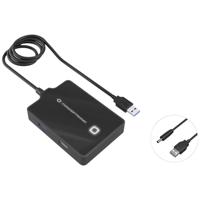 Conceptronic HUBBIES10B USB 3.1 Gen 1-hub Zwart