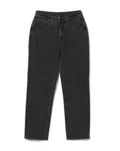 HEMA Dames Jeans Straight Fit Donkergrijs (donkergrijs)