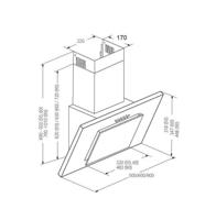 AKPO WK-4 NERO 2.0 50 Wit T300 Lineaire LED/regelkap