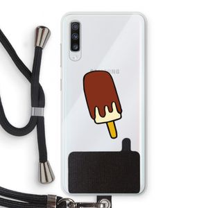 Frisco: Samsung Galaxy A70 Transparant Hoesje met koord