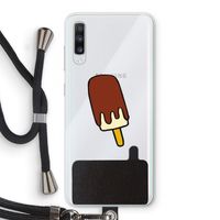 Frisco: Samsung Galaxy A70 Transparant Hoesje met koord