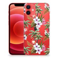 iPhone 12 Mini | TPU Hoesje | Flamingo Palms