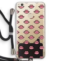 Lipjes: Huawei Ascend P8 Lite (2017) Transparant Hoesje met koord