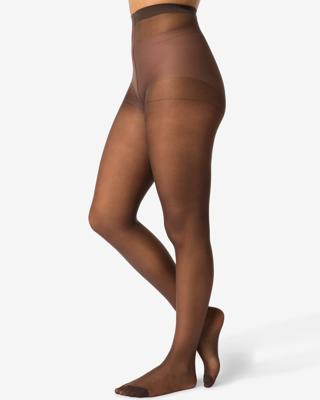 HEMA Panty's mat halfdoorschijnend 20 denier - 4 stuks bruin (bruin)