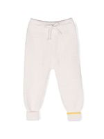 Gensami kids pantalon de jogging Alpachino à lien de resserrage - Blanc