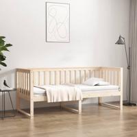 Slaapbank zonder matras 75x190 cm massief grenenhout