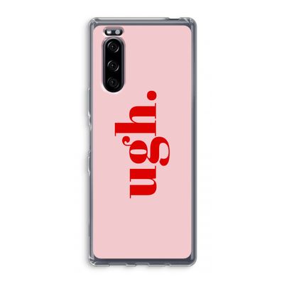 Ugh: Sony Xperia 5 Transparant Hoesje