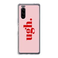Ugh: Sony Xperia 5 Transparant Hoesje Ugh: Sony Xperia 5 Transparant Hoesje