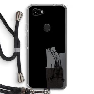 Musketon Painter: Pixel 3a Transparant Hoesje met koord