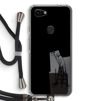 Musketon Painter: Pixel 3a Transparant Hoesje met koord