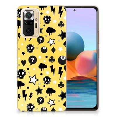 Silicone Back Case Xiaomi Redmi Note 10 Pro Punk Geel Silicone Back Case Xiaomi Redmi Note 10 Pro Punk Geel