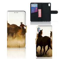 Xiaomi Redmi 7A Telefoonhoesje met Pasjes Design Cowboy - thumbnail