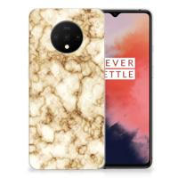 OnePlus 7T | TPU | Siliconen hoesje | Marmer Goud