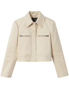 Proenza Schouler veste crop en coton - Tons neutres