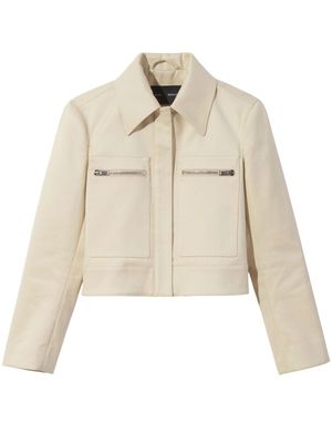 Proenza Schouler veste crop en coton - Tons neutres