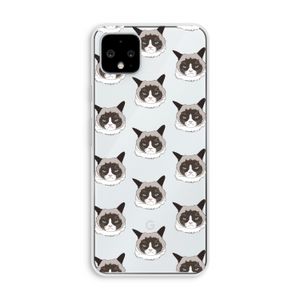 It's a Purrr Case: Pixel 4 XL Transparant Hoesje