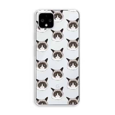 It's a Purrr Case: Pixel 4 XL Transparant Hoesje