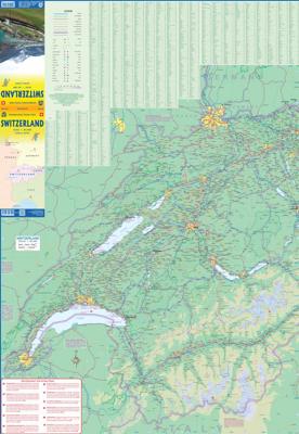 Wegenkaart - landkaart Zwitserland | ITMB