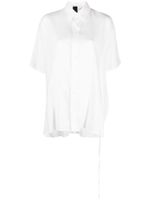 Yohji Yamamoto chemise à manches courtes - Blanc