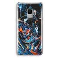 Black Unicorn: Samsung Galaxy S9 Transparant Hoesje