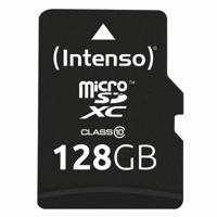 Micro SD kaart met adapter INTENSO 3413491 128 GB