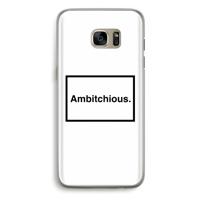 Ambitchious: Samsung Galaxy S7 Edge Transparant Hoesje