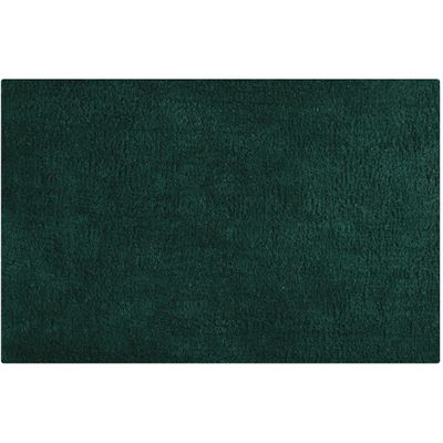 Badkamerkleedje/badmat tapijtje voor op de vloer - donkergroen - 45 x 70 cm
