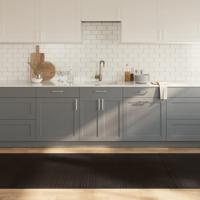 VidaXL Vloerkleed rechthoekig 100x300 cm bamboe donkerbruin