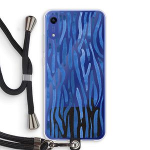 Blauwe nerven: Honor Play 8A Transparant Hoesje met koord